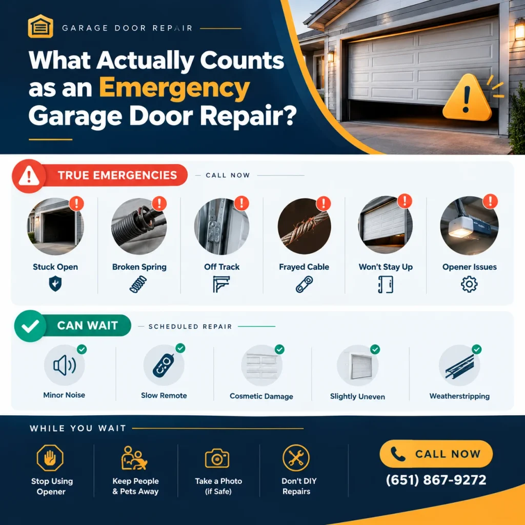 Emergency Garage Door